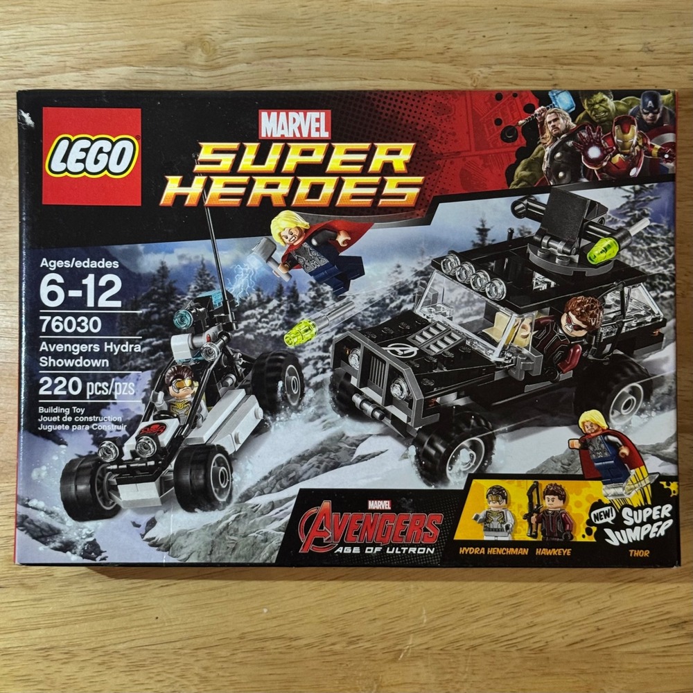 LEGO Marvel Super Heroes Avengers Hydra Showdown 76030 Thor Hawkeye New Sealed
